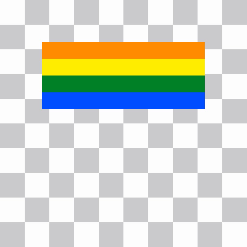 Bandeira LGBT Fotomontagem